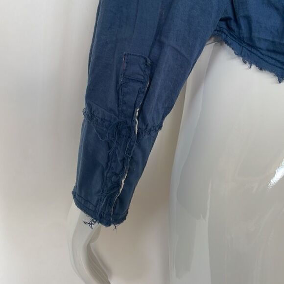 Original & Glamour Embroidered Distressed Snap Shirt - Picture 5 of 7